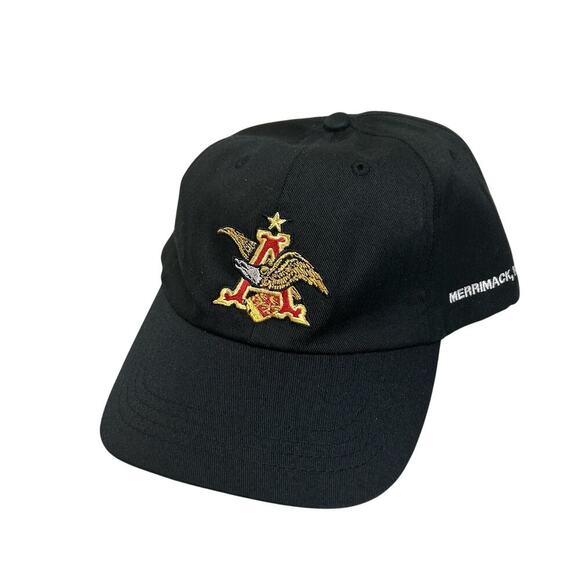 Baseball Cap/Hat Merrimack New Hampshire - Eagle A's Black Hat Cap - Adjustable - Picture 1 of 8